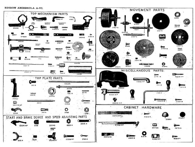 Victor Victrola & HMV Gramophone Tone Arm Ball Bearings Phonograph Parts 5 