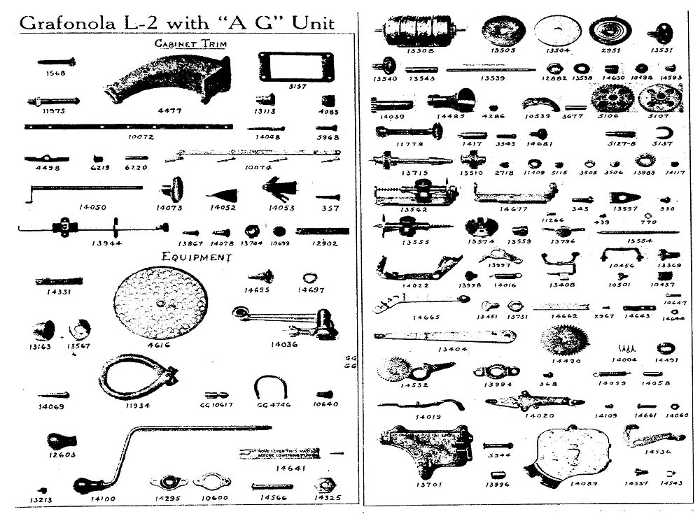 REPLACEMENT PARTS Great Lakes Antique Phonographs